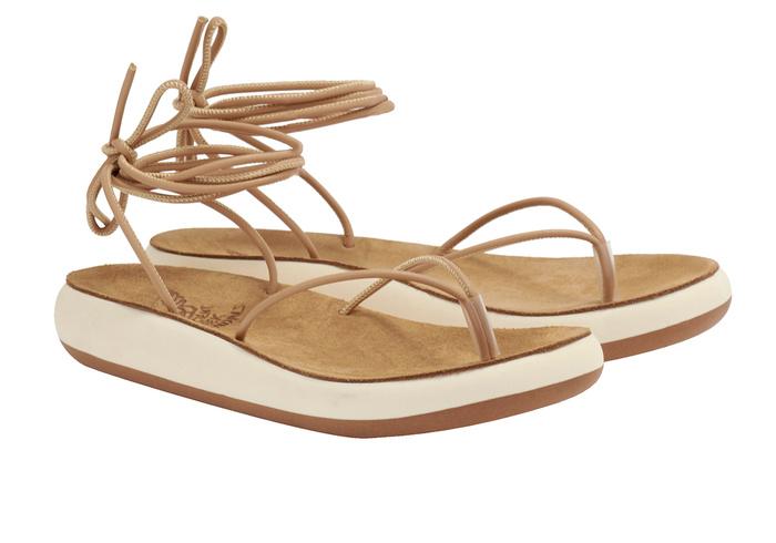 Ancient Greek Sandals: Off-White Taxidi Comfort Sandals | SSENSE