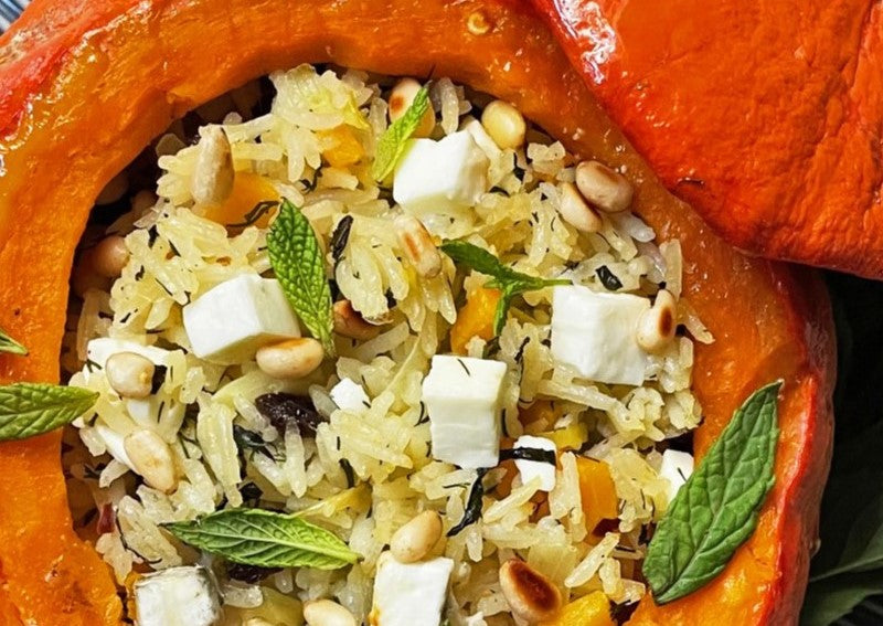 Cook With AGS: ‘Gemista’ inspired stuffed pumpkin