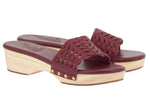 Open Woven Clog